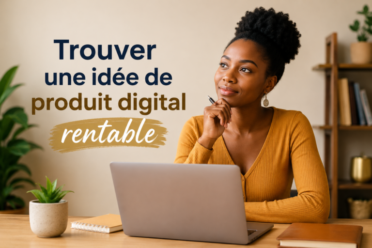 Idée de produit digital rentable