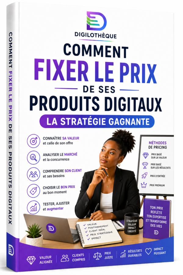 Couverture de l’ebook Comment fixer le prix de ses produits digitaux