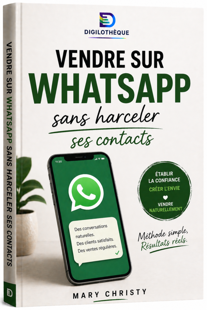 Couverture de l’ebook Vendre sur WhatsApp sans harceler ses contacts
