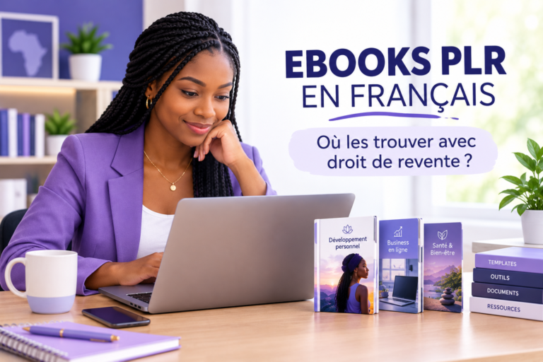 Ebooks PLR en français avec droit de revente